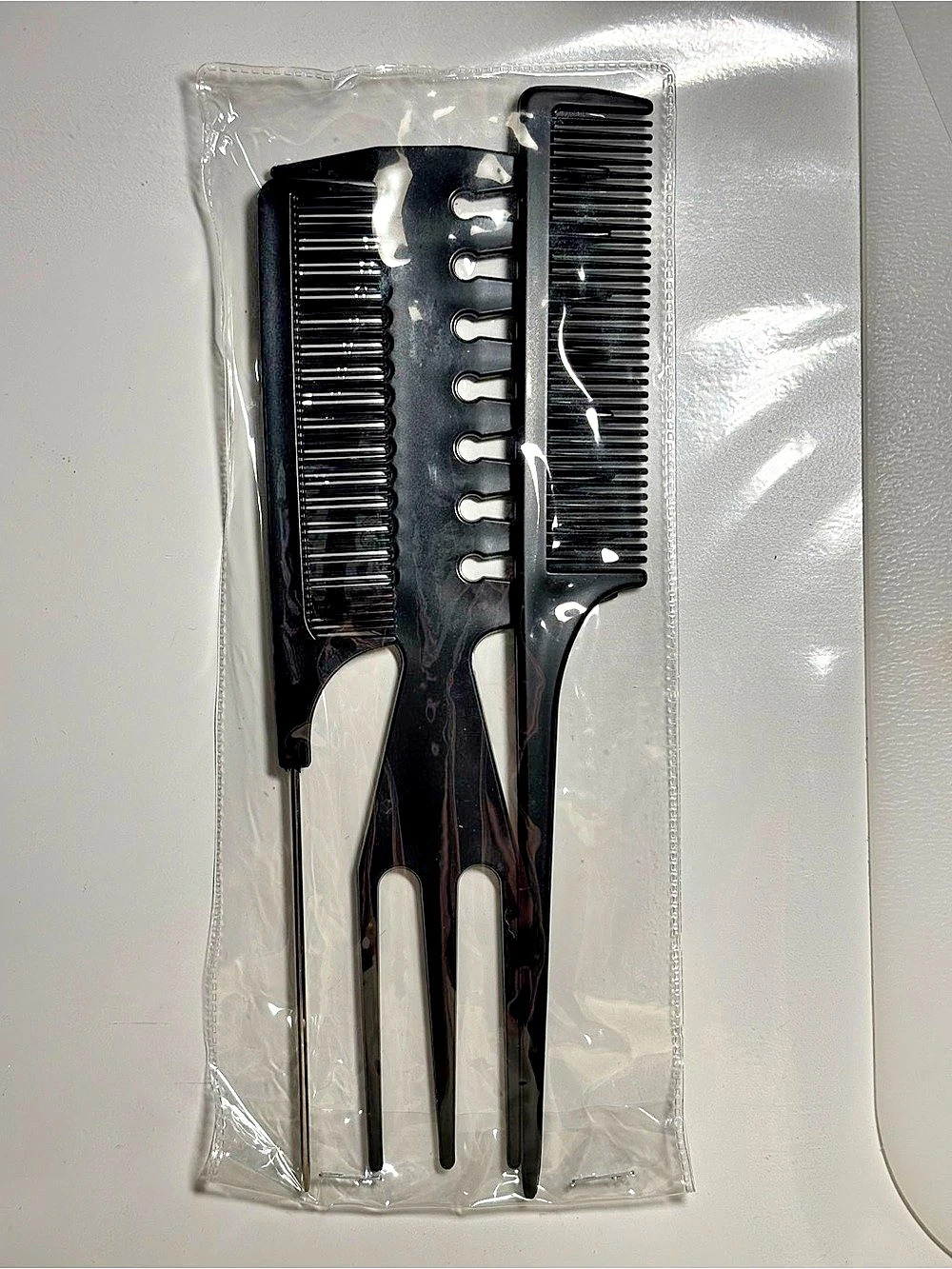 Black Hair Comb Set